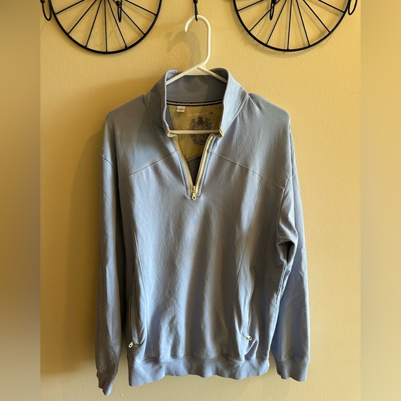 Cutter & Buck Other - Cutter & Buck Men's Light Blue Zip-Up Sweater